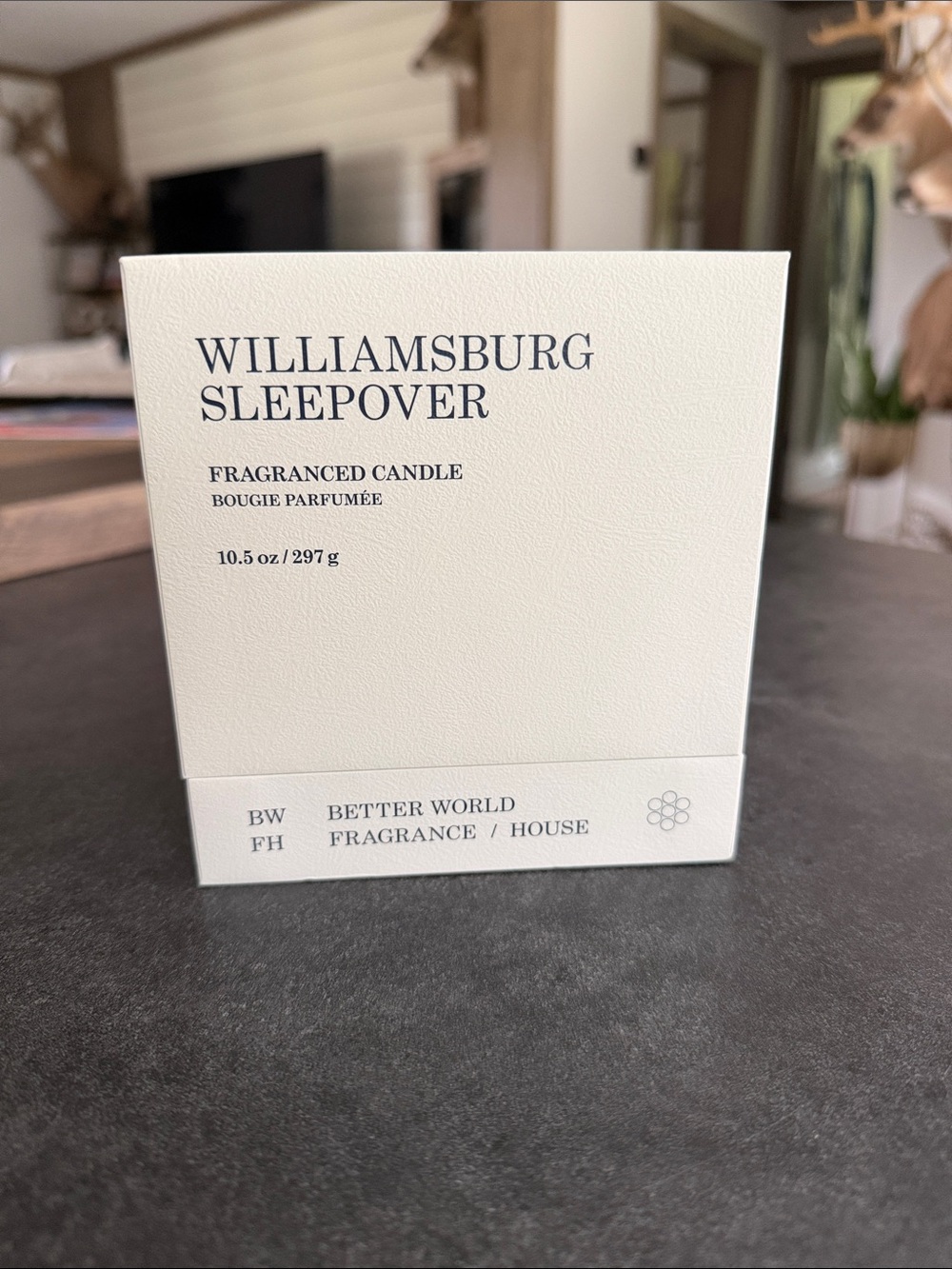 Better World Fragance Candle — Williamsburg Sleepover BRAND NEW IN BOX!